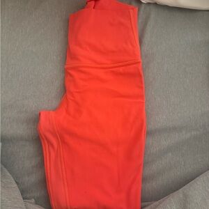 lululemon athletica Bright Coral Leggings